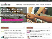 Tablet Screenshot of de.planisware.com